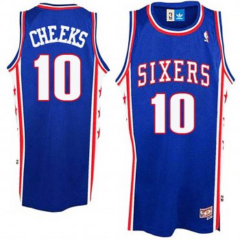 Maurice Cheeks 76ers #10 Throwback Royal Jersey