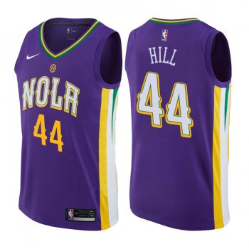 New Orleans Pelicans Solomon Hill #44 Purple City Edition Jersey