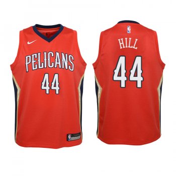 Youth New Orleans Pelicans Solomon Hill #44 Red Statement Edition Jersey