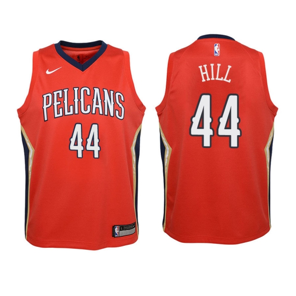 Youth New Orleans Pelicans Solomon Hill #44 Red Statement Edition Jersey