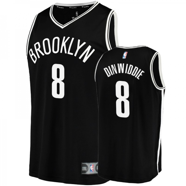 Brooklyn Nets #8 Spencer Dinwiddie Icon Jersey