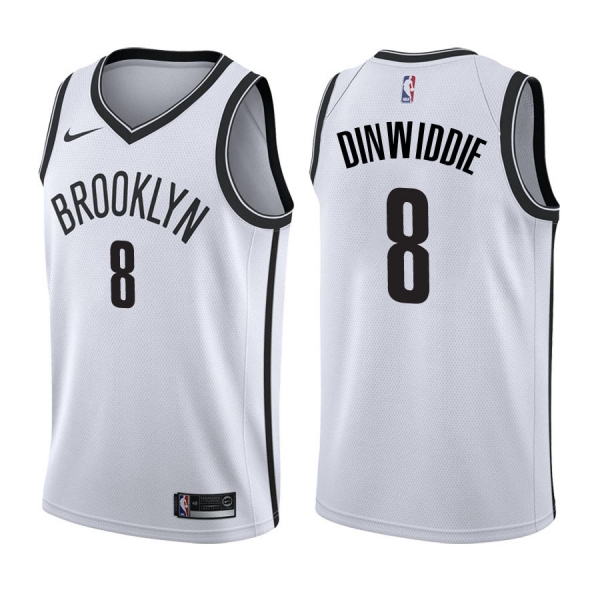 Brooklyn Nets #8 Spencer Dinwiddie Association Jersey