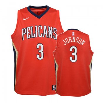 Youth New Orleans Pelicans #3 Stanley Johnson Statement Jersey