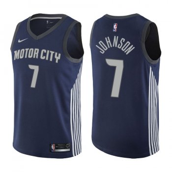 Detroit Pistons #7 Stanley Johnson City Jersey