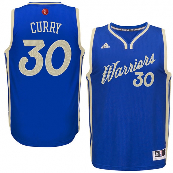 Golden State Warriors #30 Stephen Curry Christmas Jersey