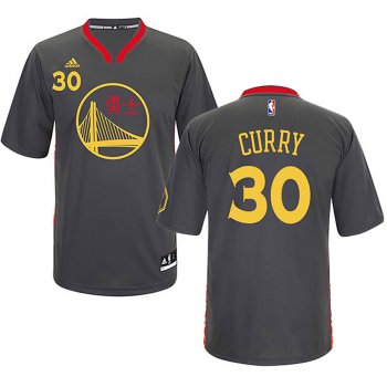 Golden State Warriors #30 Stephen Curry Chinese New Year Jersey