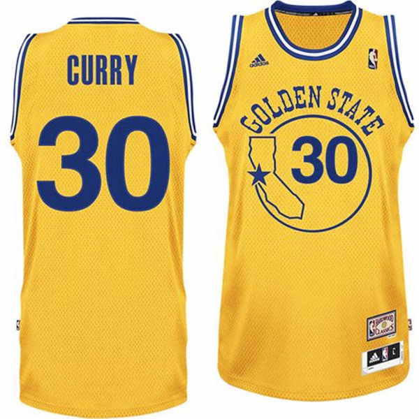 Golden State Warriors Stephen Curry Hardwood Classics Jersey