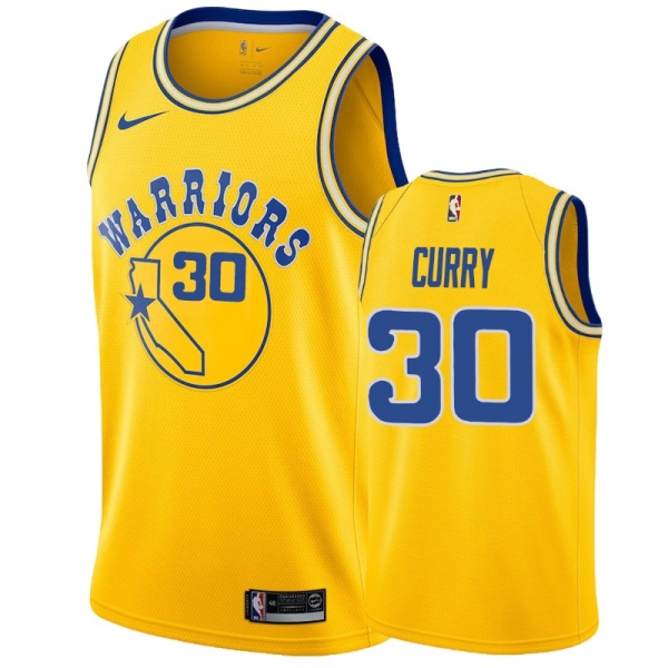 Golden State Warriors #30 Stephen Curry Hardwood Classics Jersey