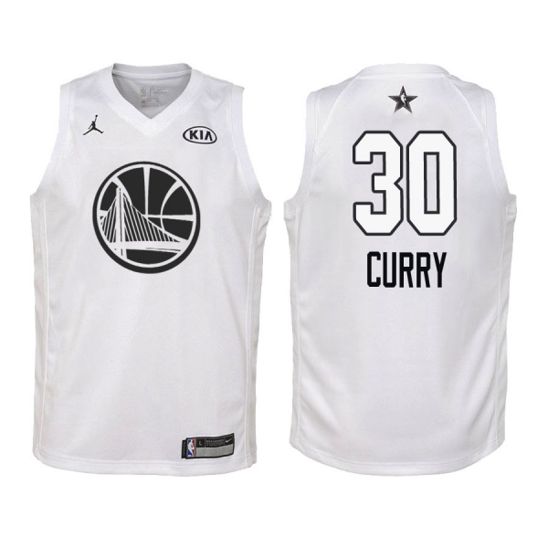 Youth Golden State Warriors #30 Stephen Curry All-Star Jersey