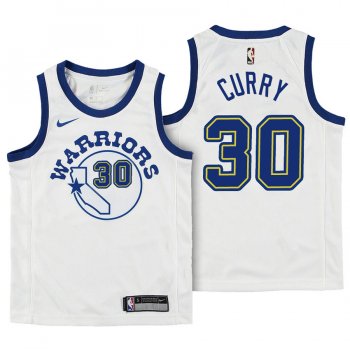 Youth Golden State Warriors #30 Stephen Curry Hardwood Classics Jersey