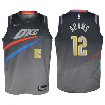 Youth Oklahoma City Thunder #12 Steven Adams City Jersey