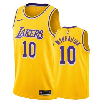 Los Angeles Lakers #10 Sviatoslav Mykhailiuk Icon Jersey