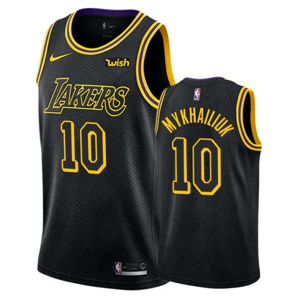 Los Angeles Lakers #10 Sviatoslav Mykhailiuk City Jersey