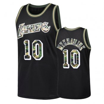 Los Angeles Lakers #10 Sviatoslav Mykhailiuk Straight Fire Jersey