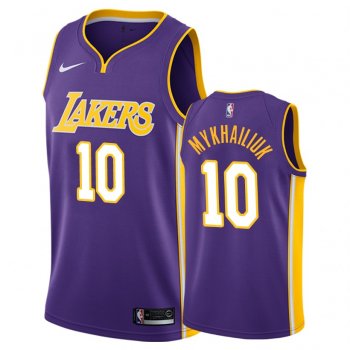 Los Angeles Lakers #10 Sviatoslav Mykhailiuk Statement Jersey