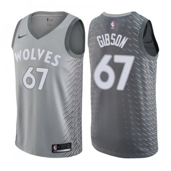 Minnesota Timberwolves #67 Taj Gibson City Jersey