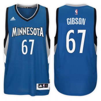 Minnesota Timberwolves #67 Taj Gibson Road Jersey