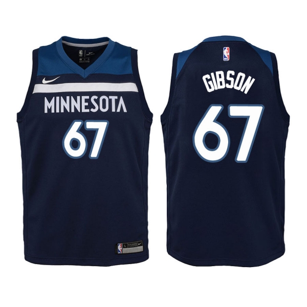 Youth Minnesota Timberwolves #67 Taj Gibson Icon Jersey