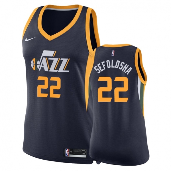 Women's Utah Jazz Thabo Sefolosha #22 Navy Icon Jersey