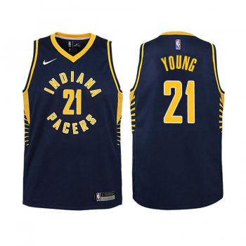 Youth Indiana Pacers #21 Thaddeus Young Icon Jersey