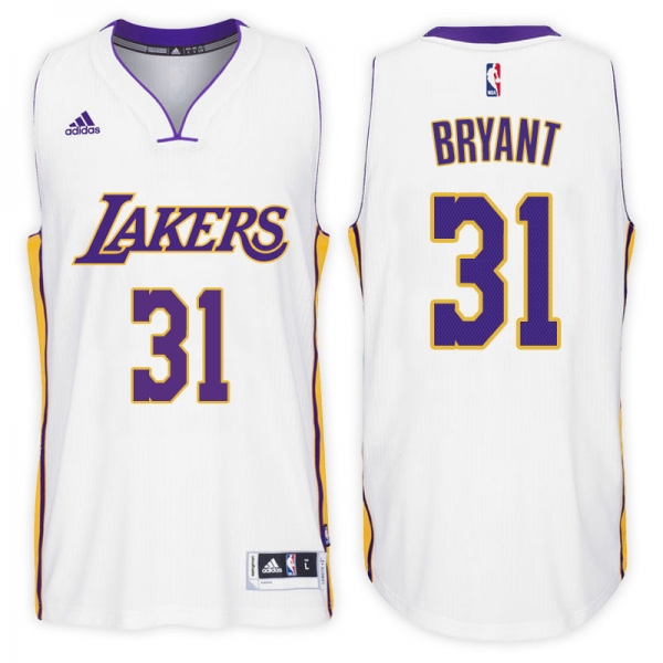 Lakers Thomas Bryant White Swingman Road Jersey