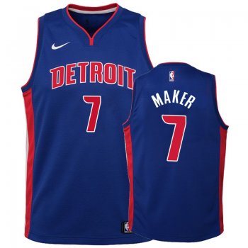 Youth Detroit Pistons #7 Thon Maker Icon Jersey