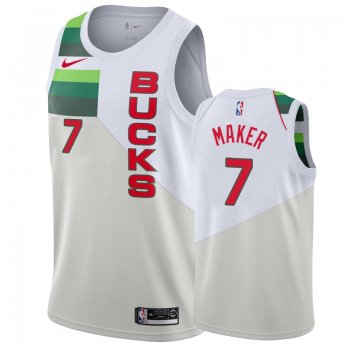 Milwaukee Bucks #7 Thon Maker Earned Jersey