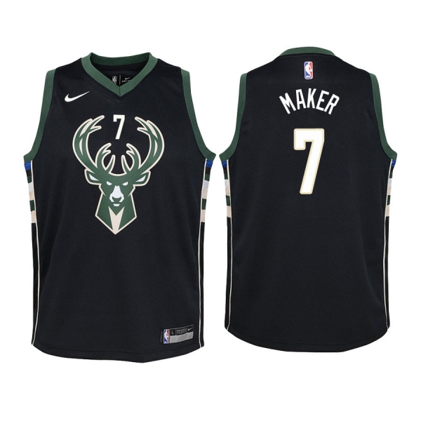 Youth Milwaukee Bucks #7 Thon Maker Statement Jersey