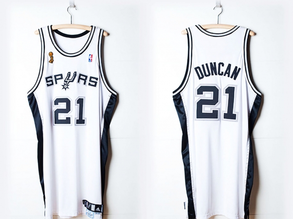 San Antonio Spurs #21 Tim Duncan Hardwood Classics Jersey