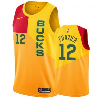 Milwaukee Bucks #12 Tim Frazier City Jersey