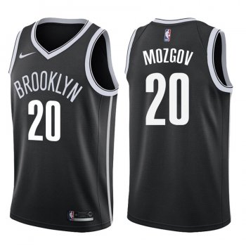 Brooklyn Nets Timofey Mozgov #20 Black 2017-18 Icon Jersey