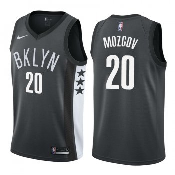 Brooklyn Nets #20 Timofey Mozgov Statement Jersey