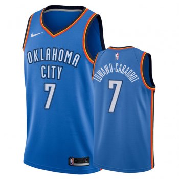 Oklahoma City Thunder Timothe Luwawu-Cabarrot #7 Blue Icon Edition Jersey