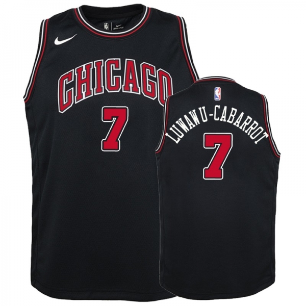 Youth Chicago Bulls Timothe Luwawu-Cabarrot #7 Black Statement Jersey