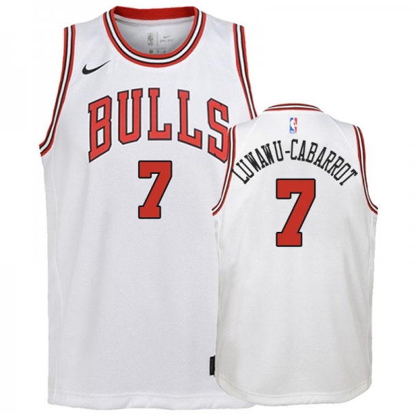 Youth Chicago Bulls #7 Timothe Luwawu-Cabarrot Association Jersey