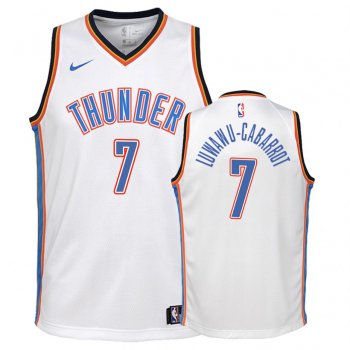 Youth Oklahoma City Thunder #7 Timothe Luwawu-Cabarrot Association Jersey