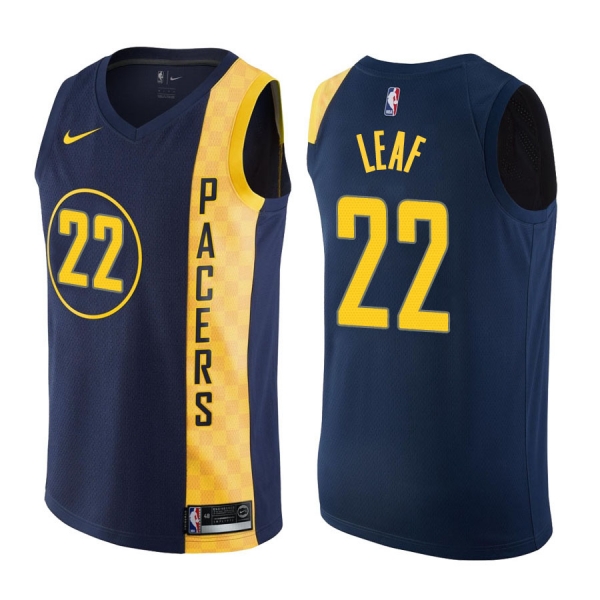 Indiana Pacers #22 T.J. Leaf City Jersey