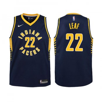 Youth Indiana Pacers #22 T.J. Leaf Icon Jersey