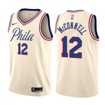 Philadelphia 76ers #12 T.J. McConnell City Jersey