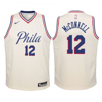 Youth Philadelphia 76ers #12 T.J. McConnell City Jersey