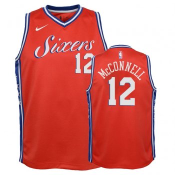 Youth Philadelphia 76ers #12 T.J. McConnell Statement Jersey