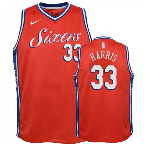 Youth Philadelphia 76ers #33 Tobias Harris Statement Jersey