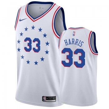 Philadelphia 76ers Tobias Harris #33 White Earned Jersey