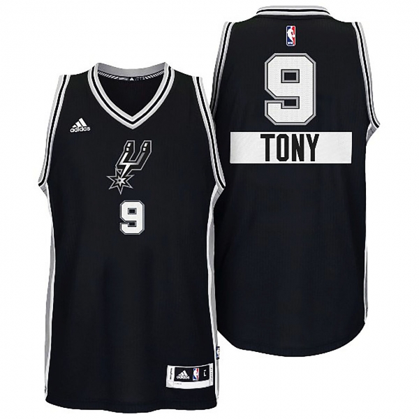 Tony Parker Spurs #9 2014 Christmas Day Big Logo Jersey