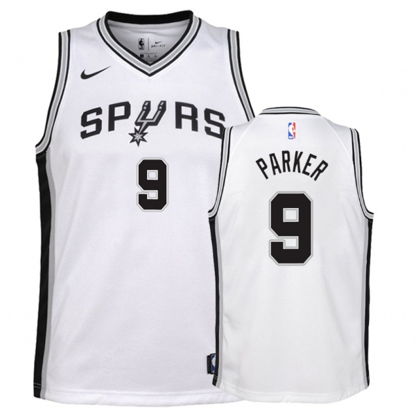 Youth San Antonio Spurs #9 Tony Parker Association Jersey