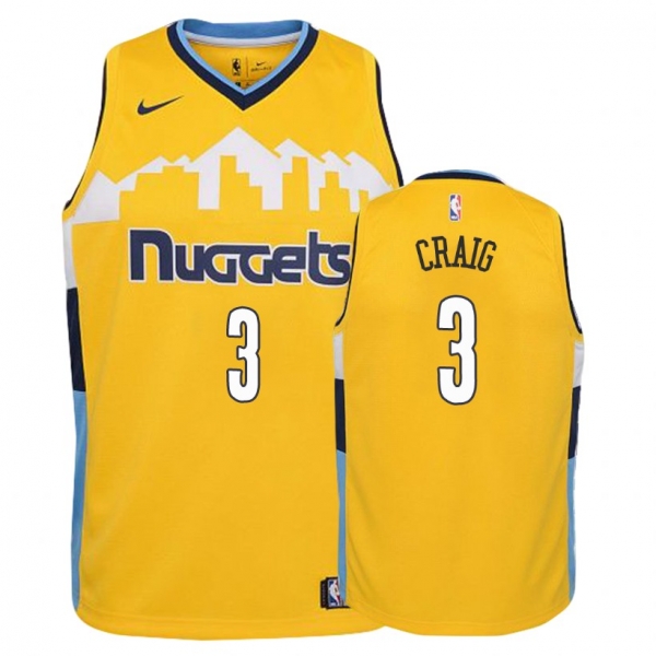 Youth Denver Nuggets #3 Torrey Craig Statement Jersey