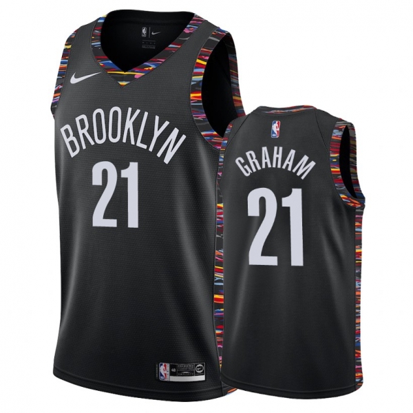 Brooklyn Nets #21 Treveon Graham City Jersey