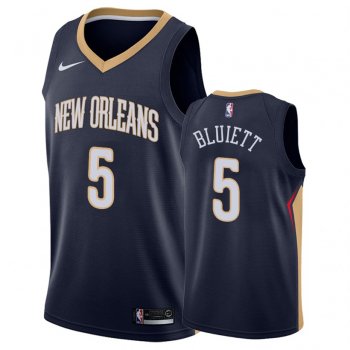 New Orleans Pelicans #5 Trevon Bluiett Icon Jersey