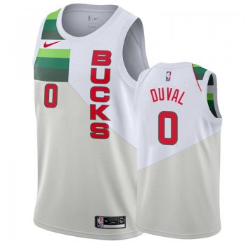 Milwaukee Bucks #0 Trevon Duval Earned Jersey