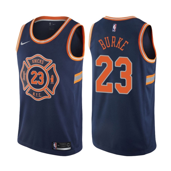 New York Knicks #23 Trey Burke City Jersey